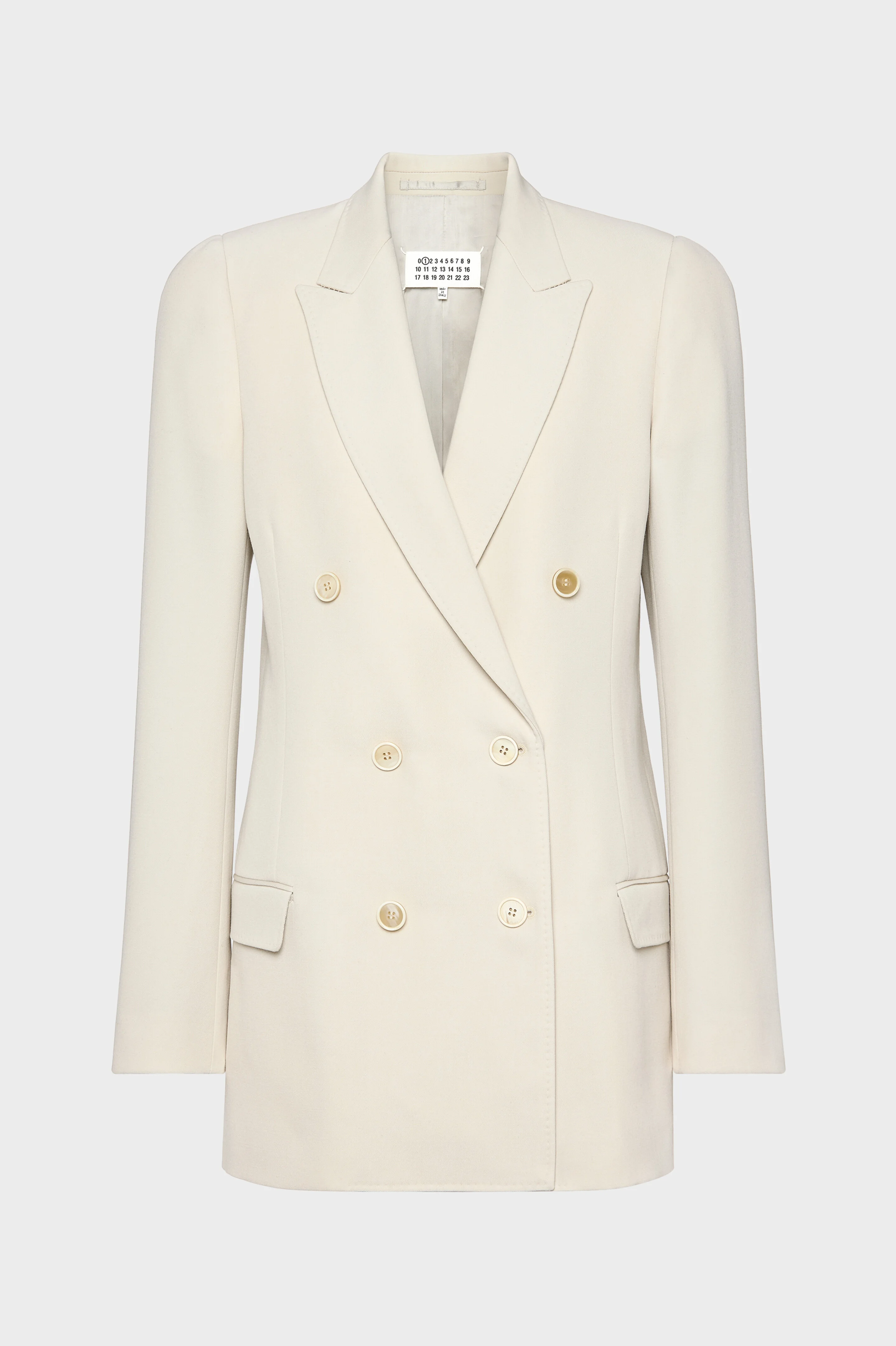 Wool Double-Breasted Blazer - 1