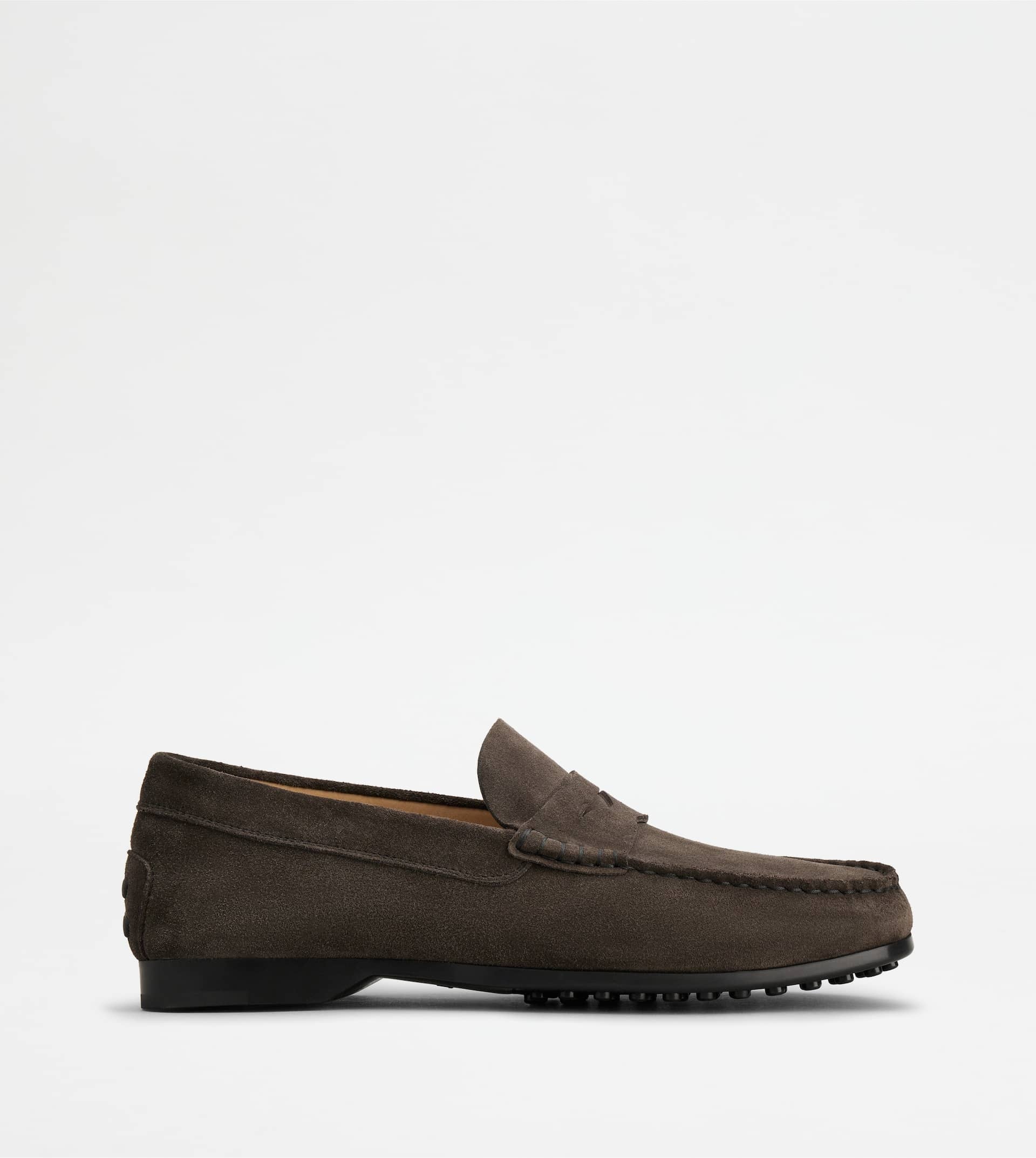 LOAFERS IN LEATHER - BROWN - 1