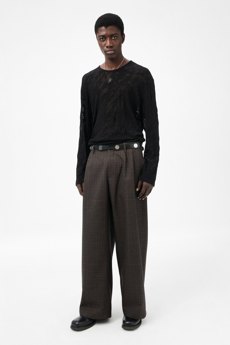 Our Legacy Bridge Chino Brown Dunmore Check outlook