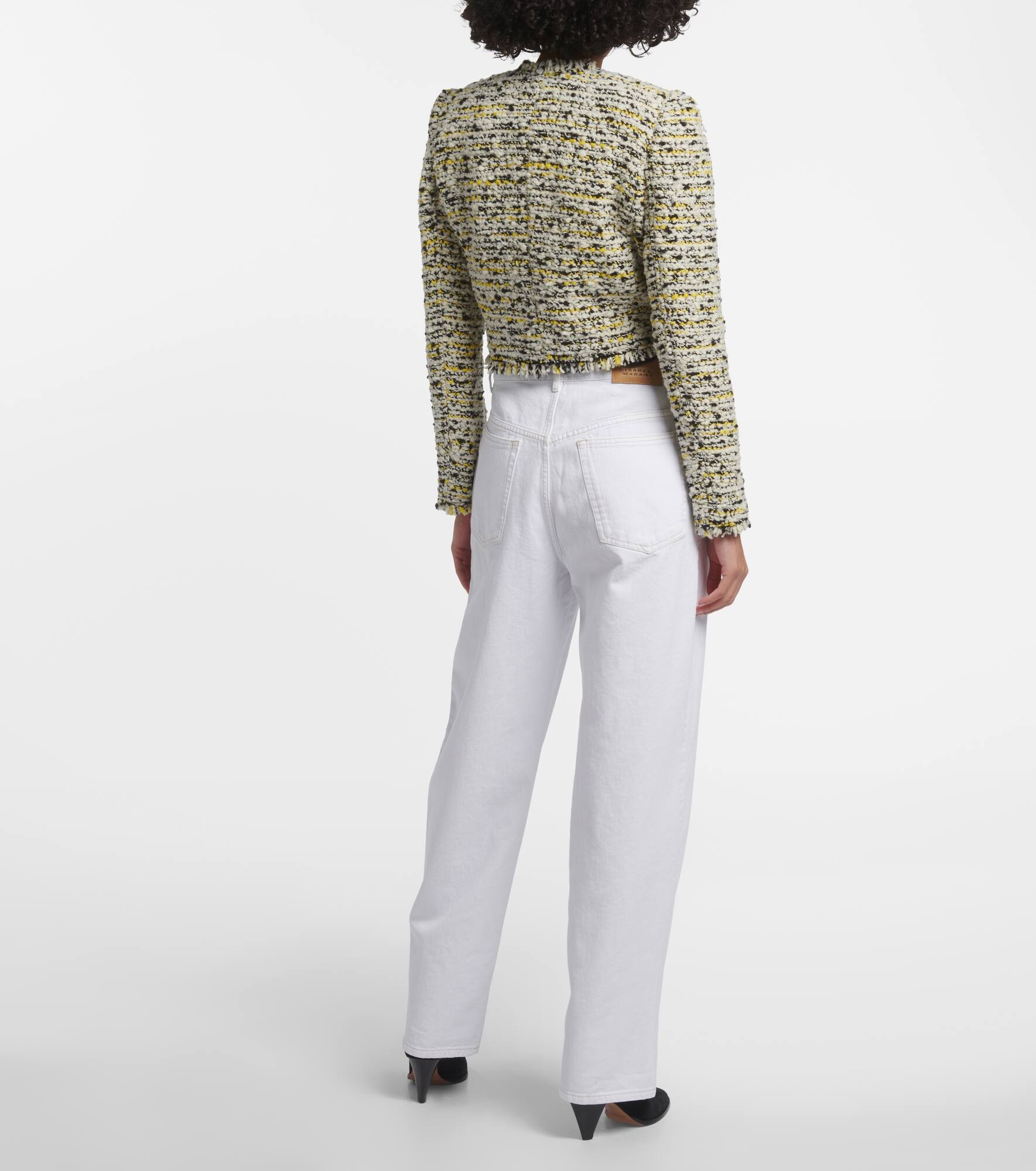 Gradilia cropped wool-blend jacket - 3