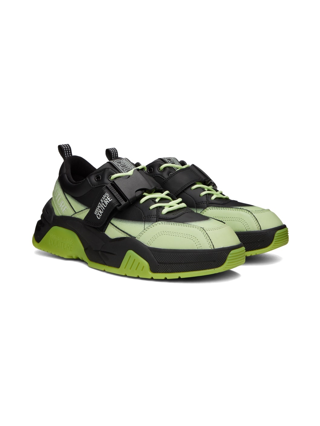 Green & Black Stargaze Sneakers - 4