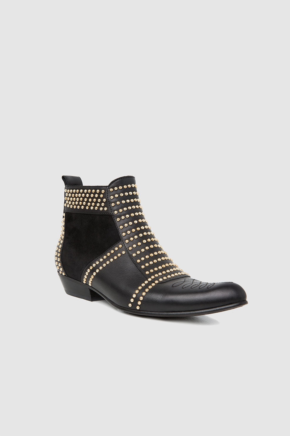Charlie Boots - Gold Studs - 2