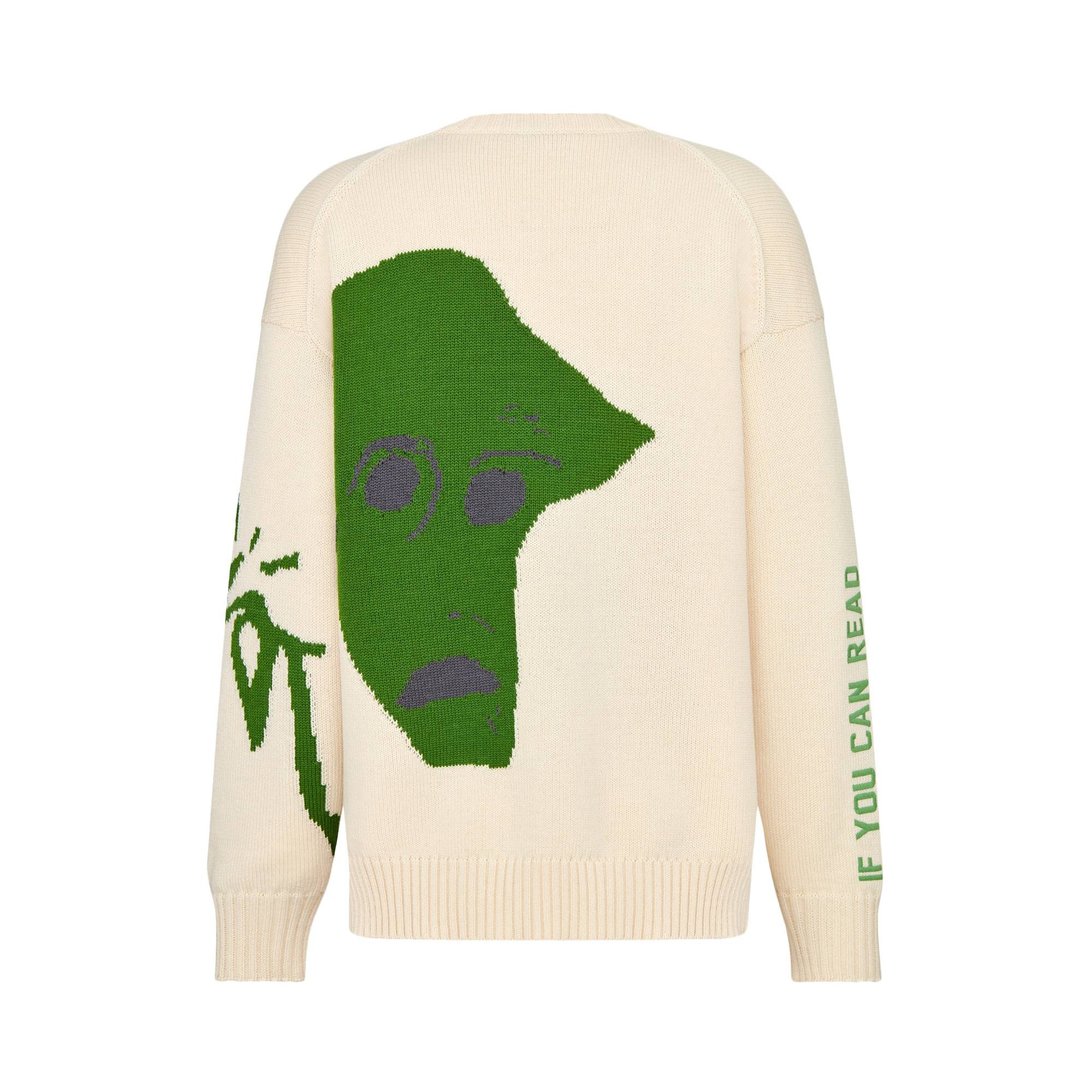 Dior x Cactus Jack Oversized Sweater 'Ecru' - 2