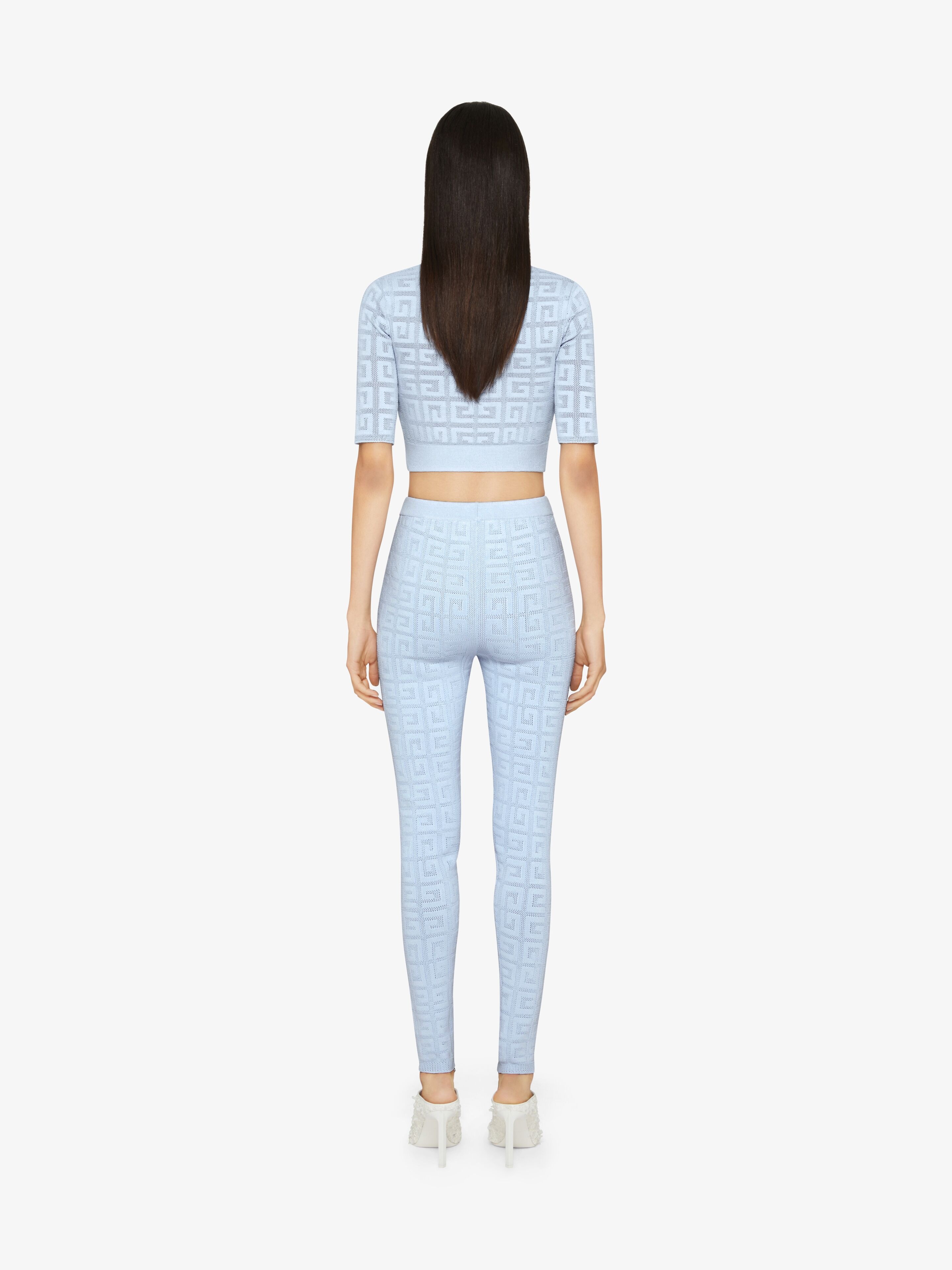 CROPPED SWEATER IN 4G JACQUARD - 4
