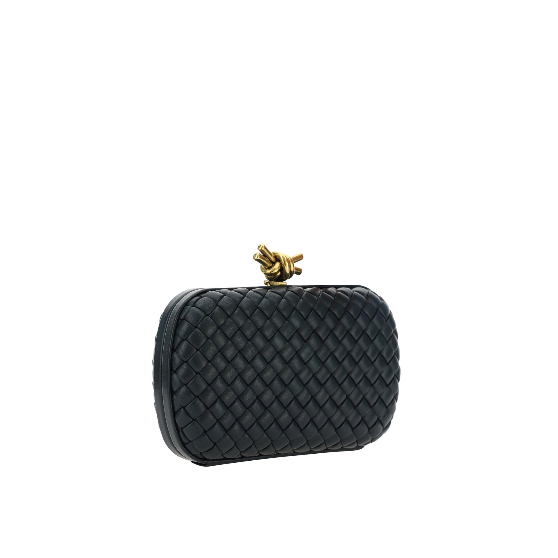 Bottega Veneta Knot Lather Clutch - 3