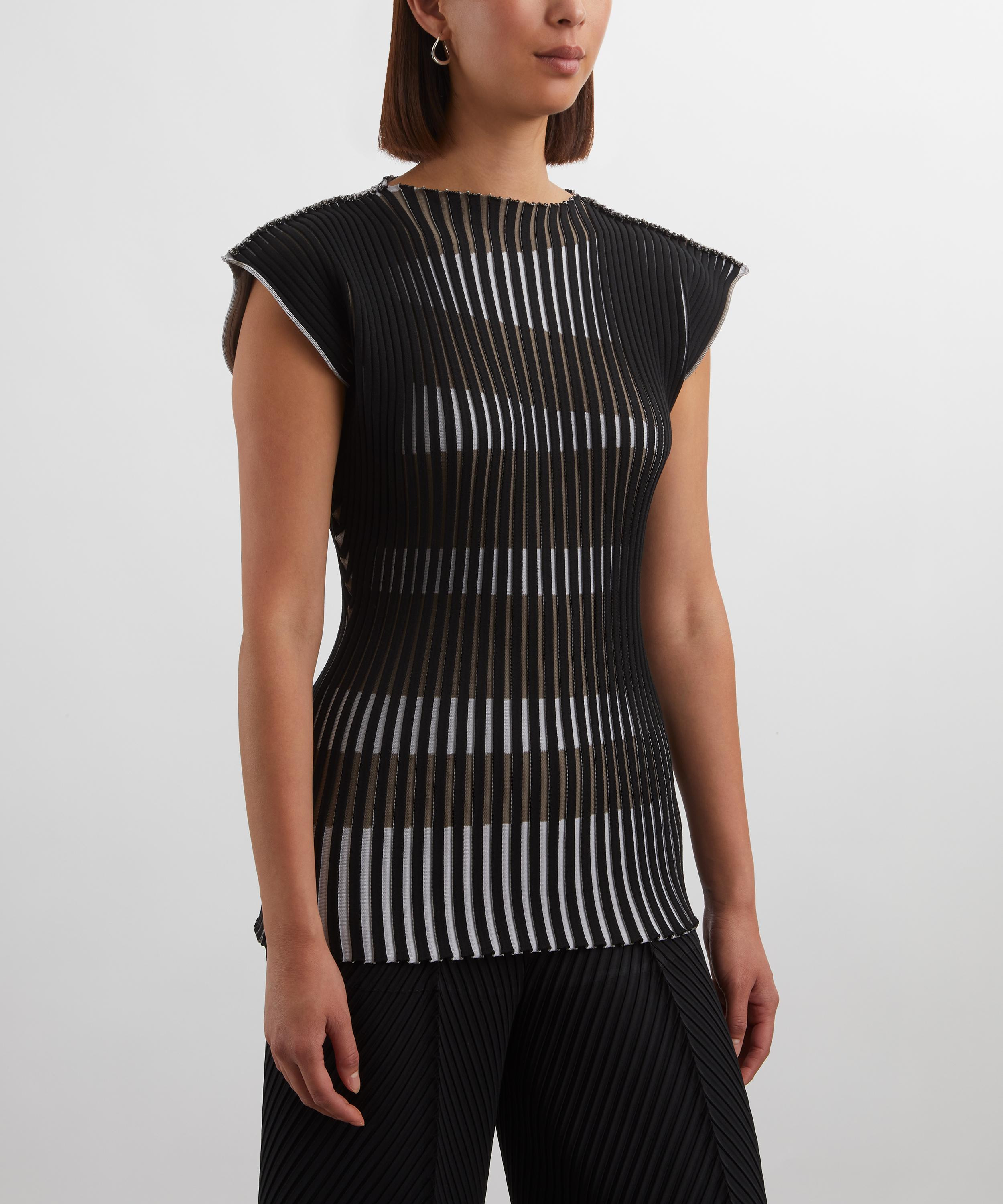 STRIPE PLATING KNIT Top - 3