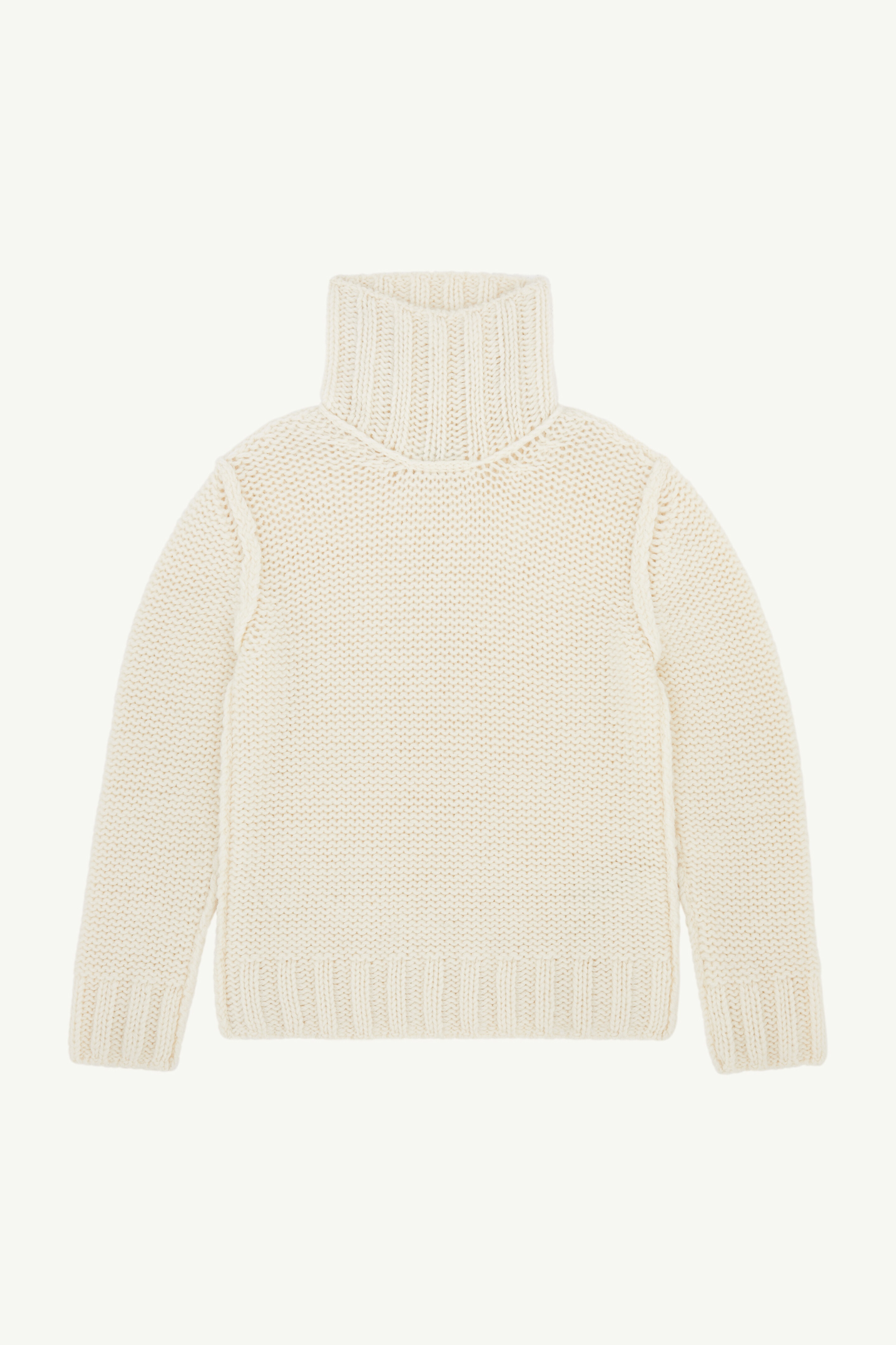 Chunky wool turtleneck jumper - 1