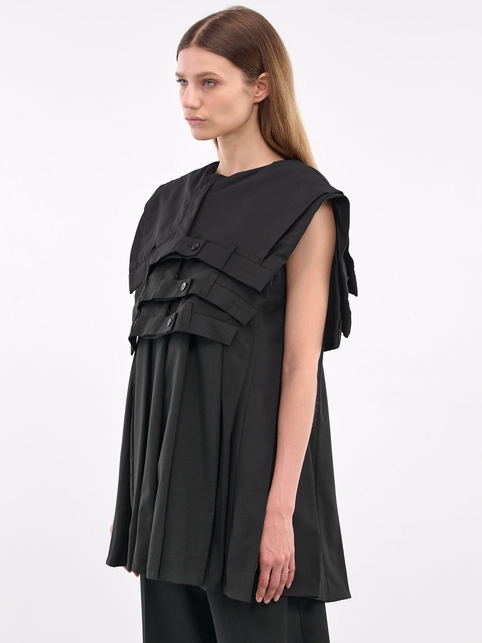 Deconstructed Suit Pant Mini Dress - 2
