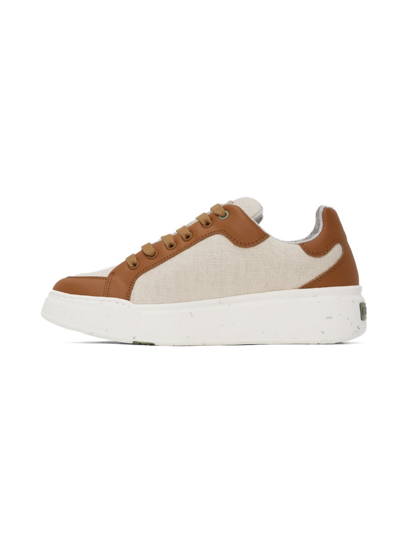 Beige & Tan Maxigreen Sneakers 3