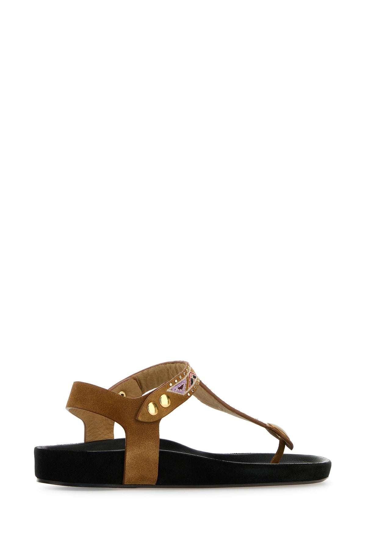 Embellished suede sandals - 3