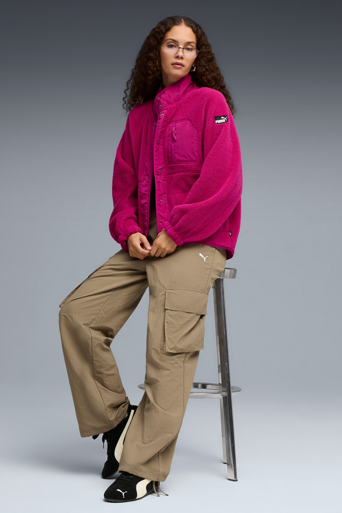 Polar Fleece Women's Sherpa Jacket - 5