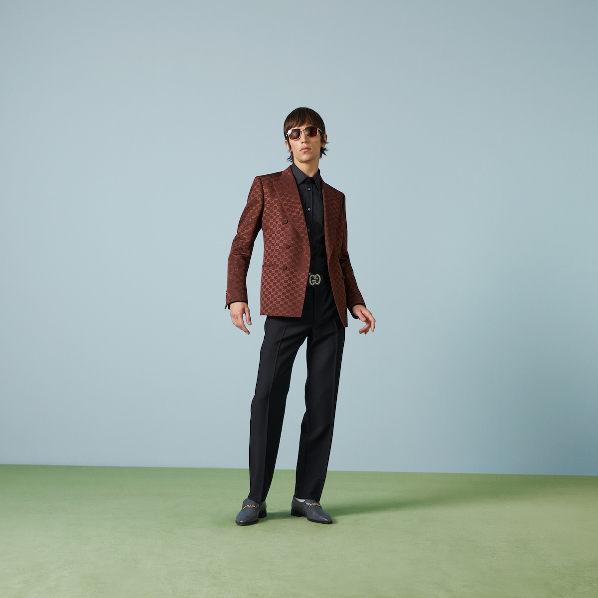 Horsebit cotton jacquard shirt - 2