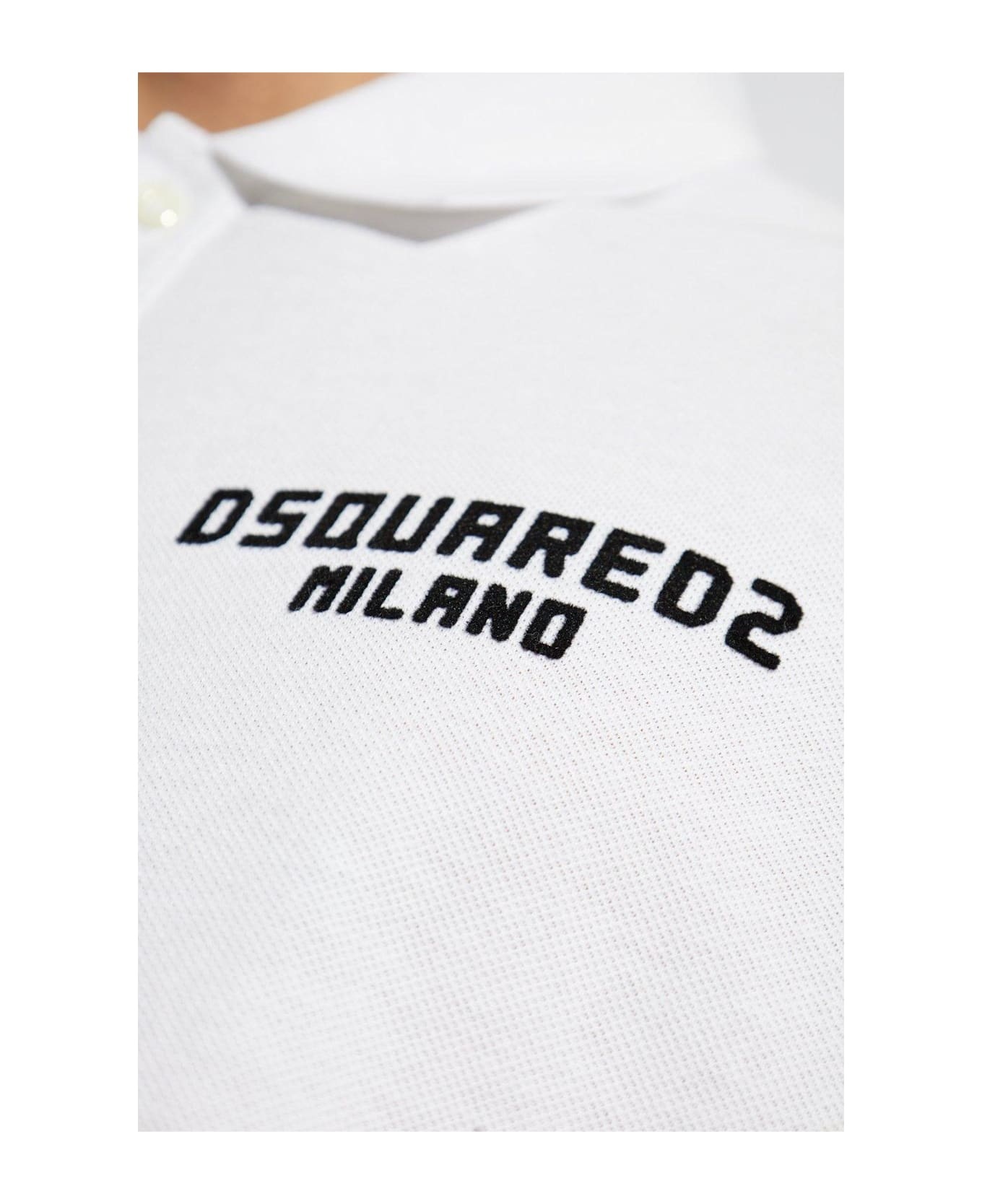Logo Detailed Short-sleeved Polo Shirt - 4