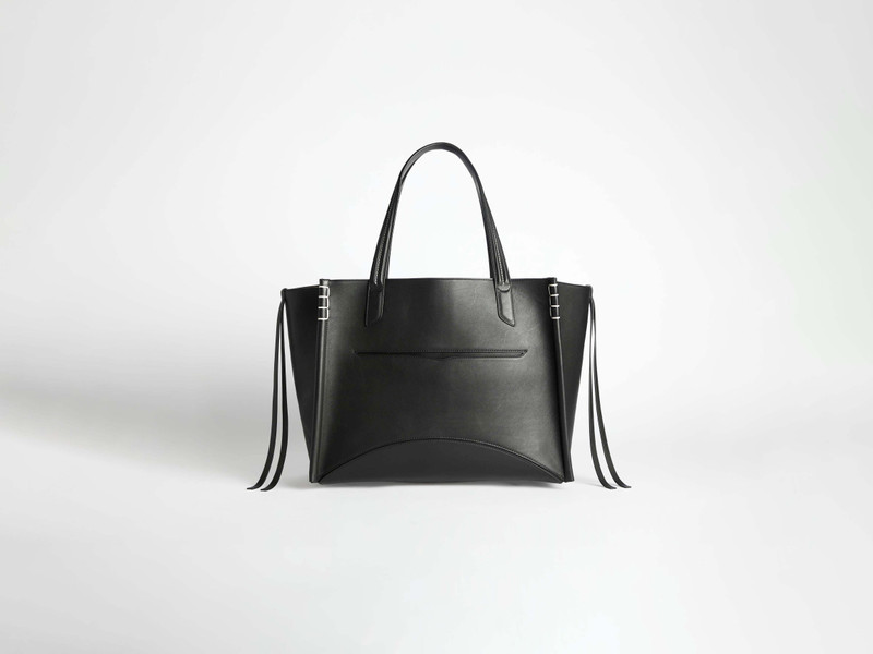LOAFER CABAS BAG IN BLACK LEATHER 1