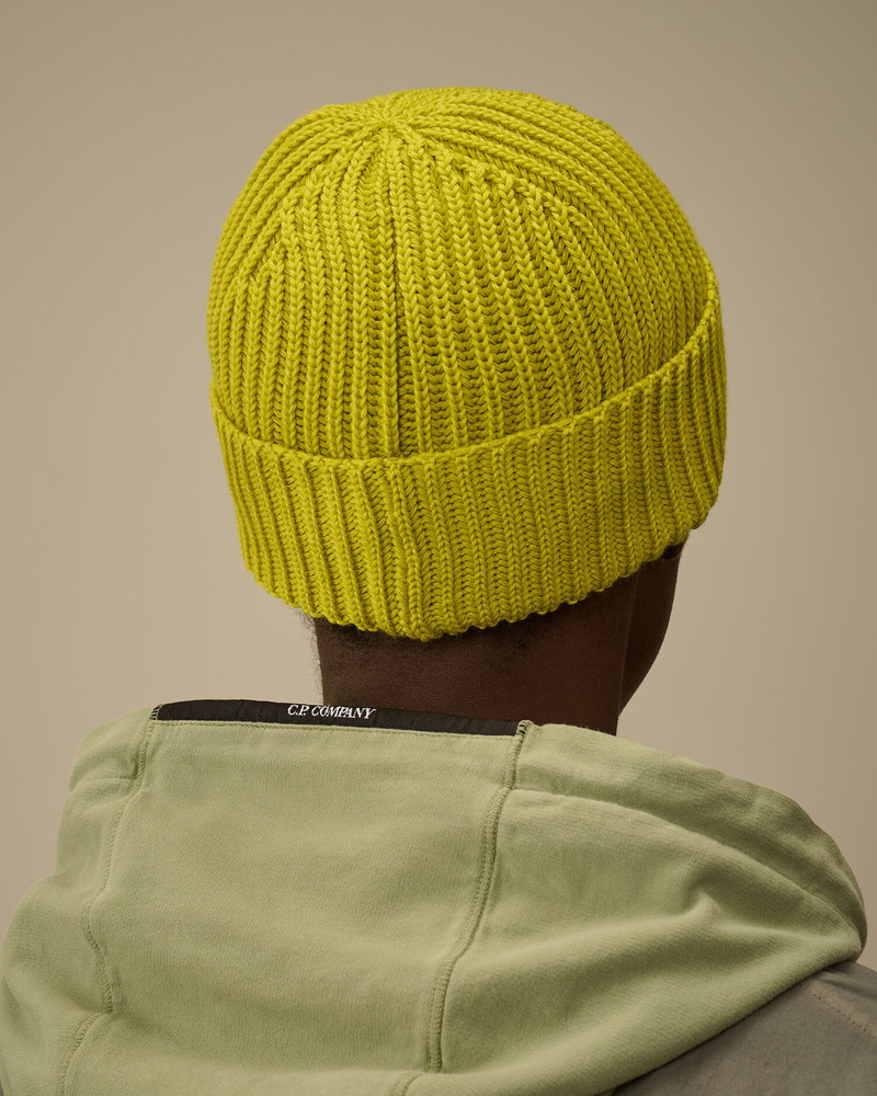 ribbed-wool 렌즈 detail beanie 모자 4