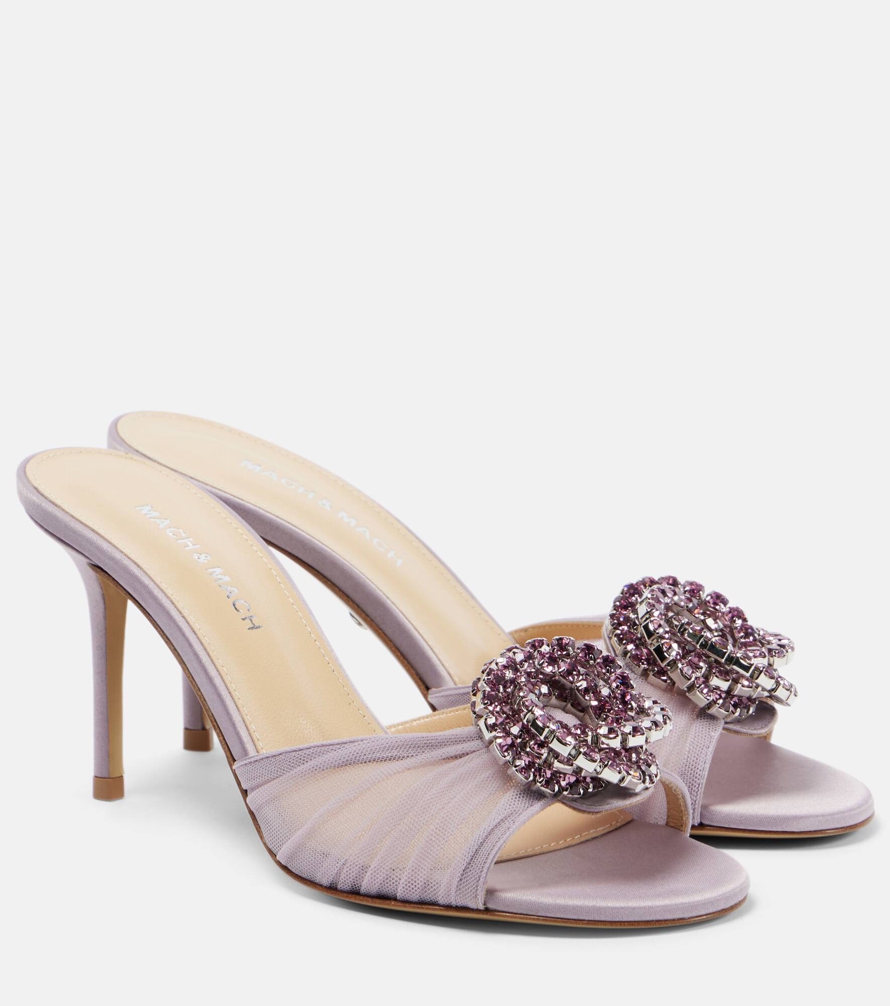 Galaxy 85 embellished mules - 1