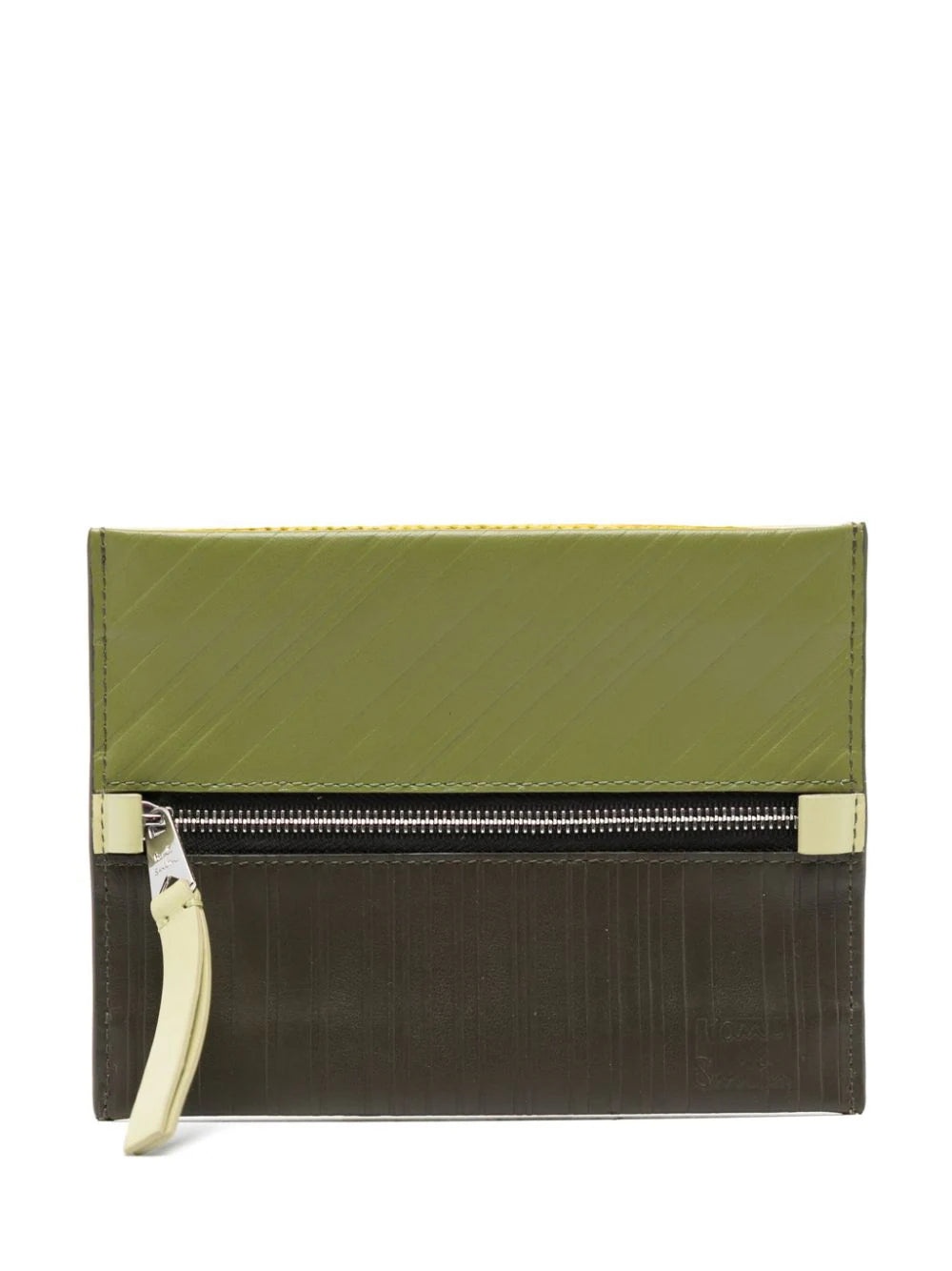 LOGO-EMBOSSED LEATHER WALLET - 1