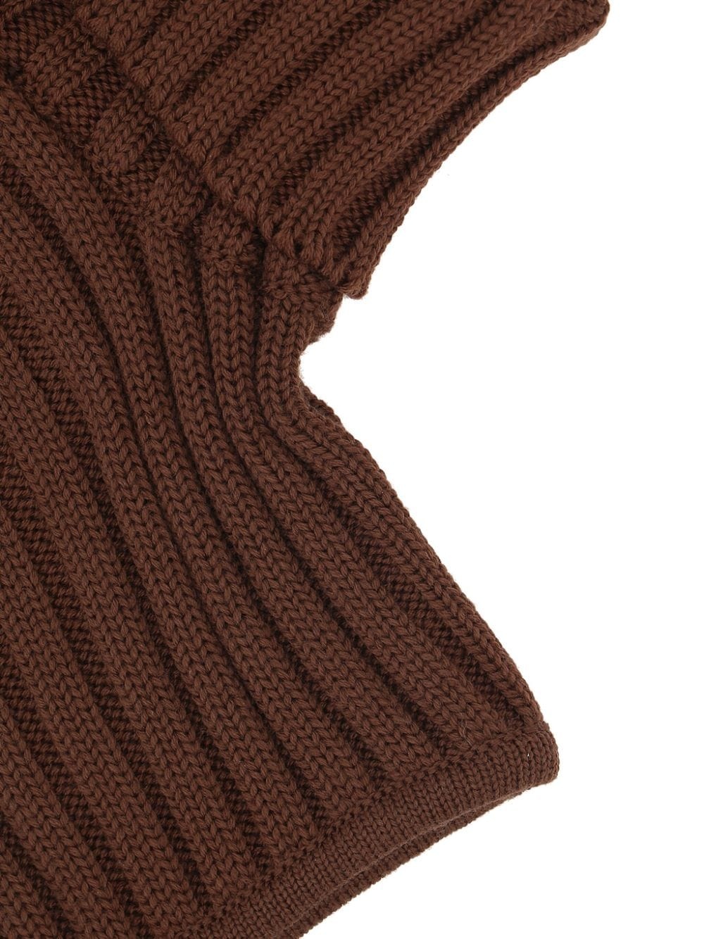 wool roll-neck shrug - 3