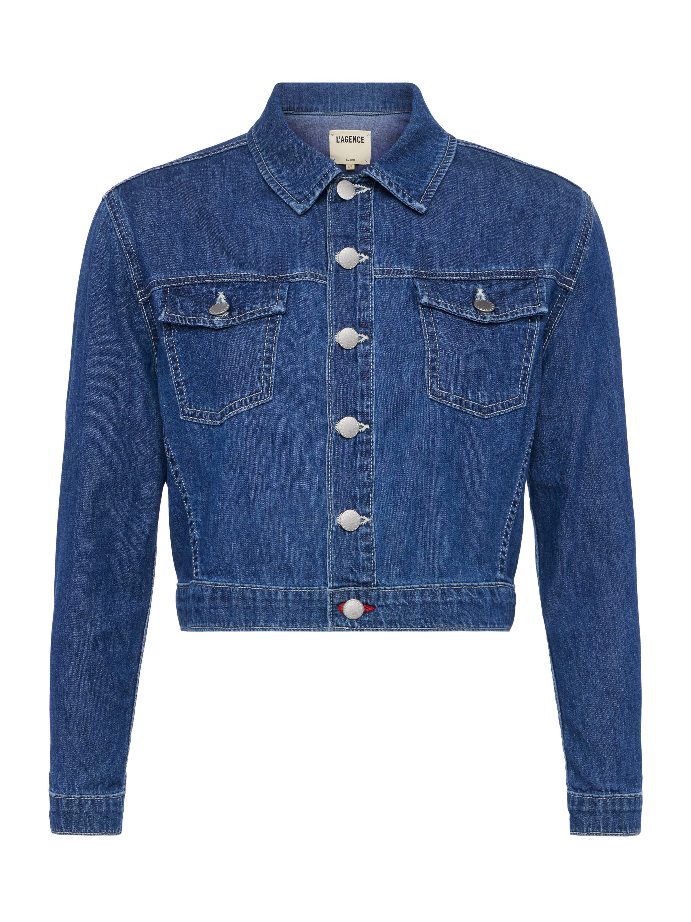 Koda Cropped Denim Jacket - 1