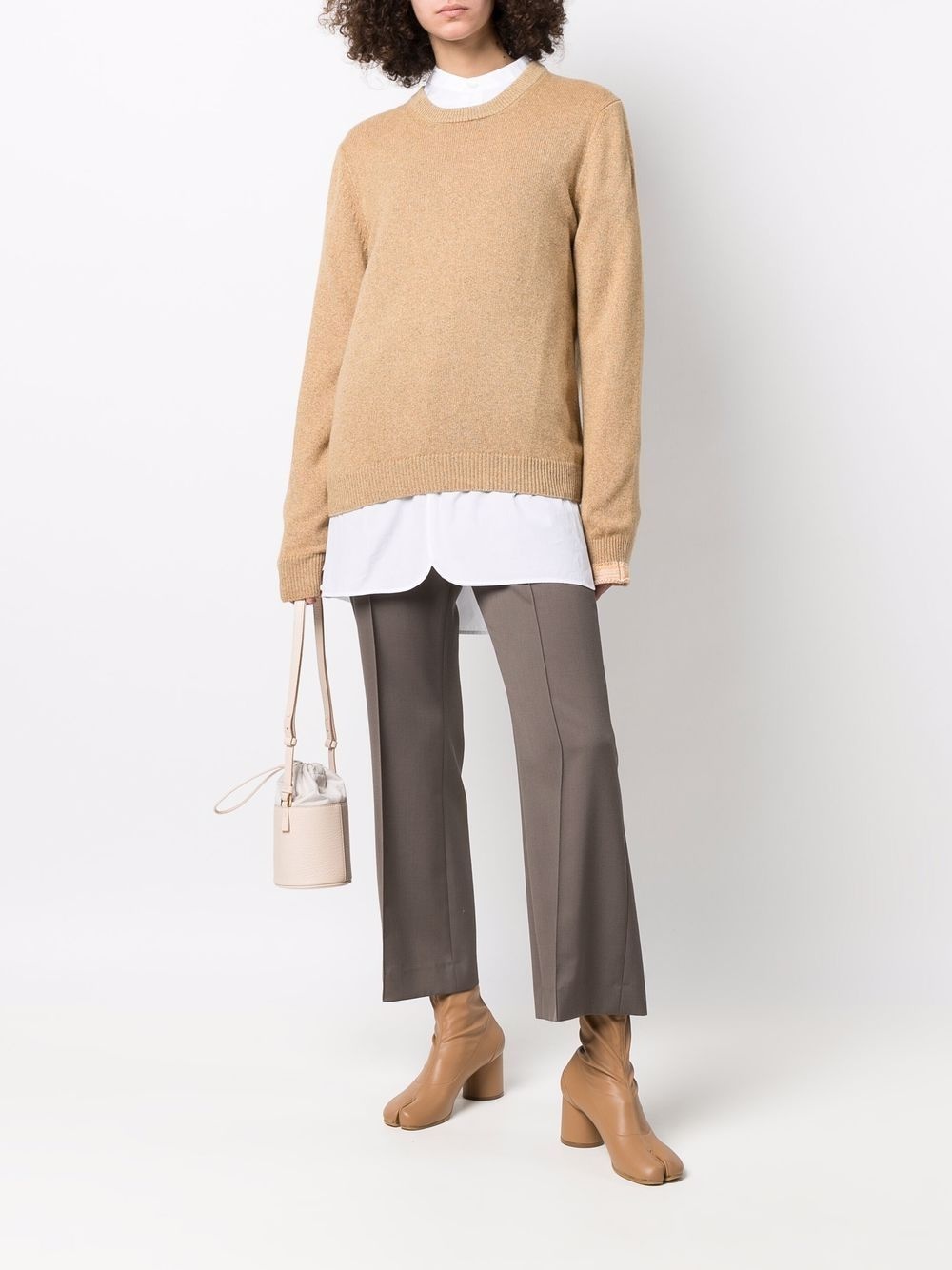 round neck knit jumper - 2
