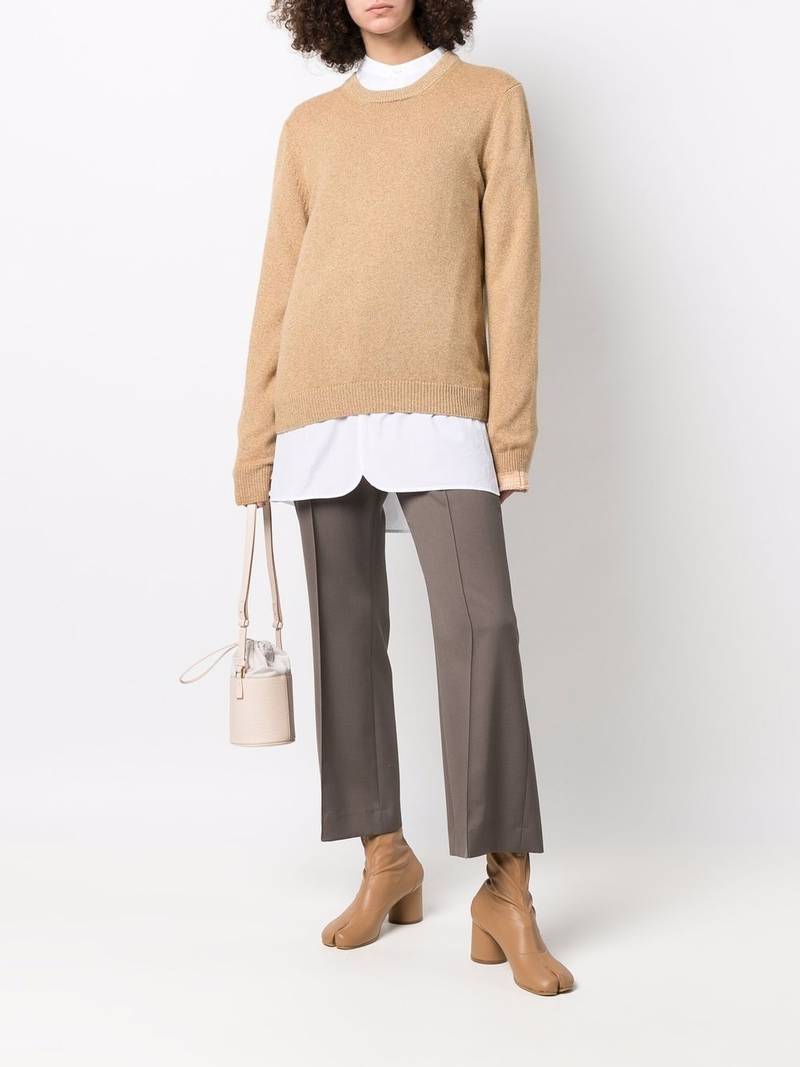 Maison Margiela round neck knit jumper outlook