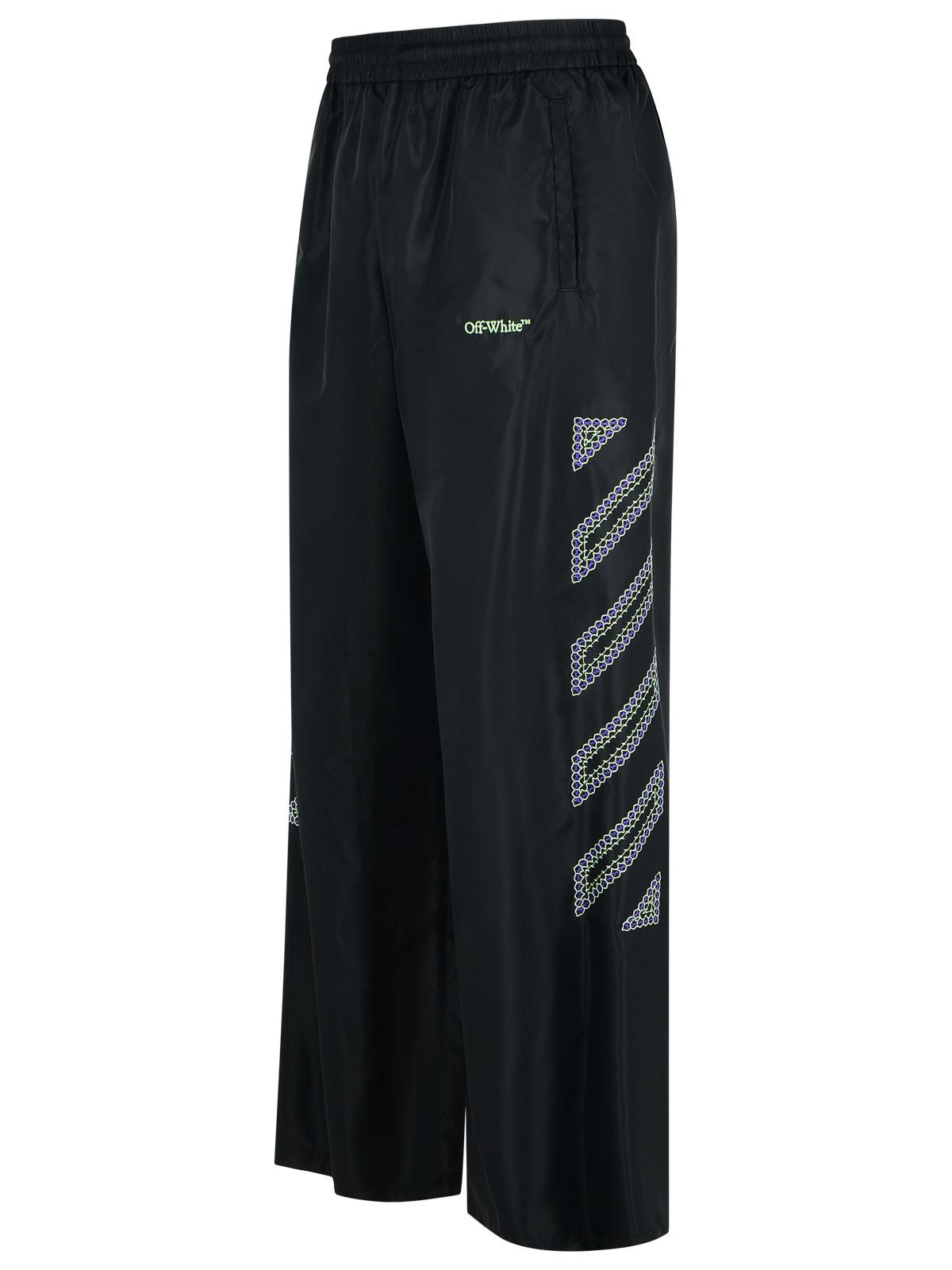 Off-White Track' Black Polyamide Pants Men - 2
