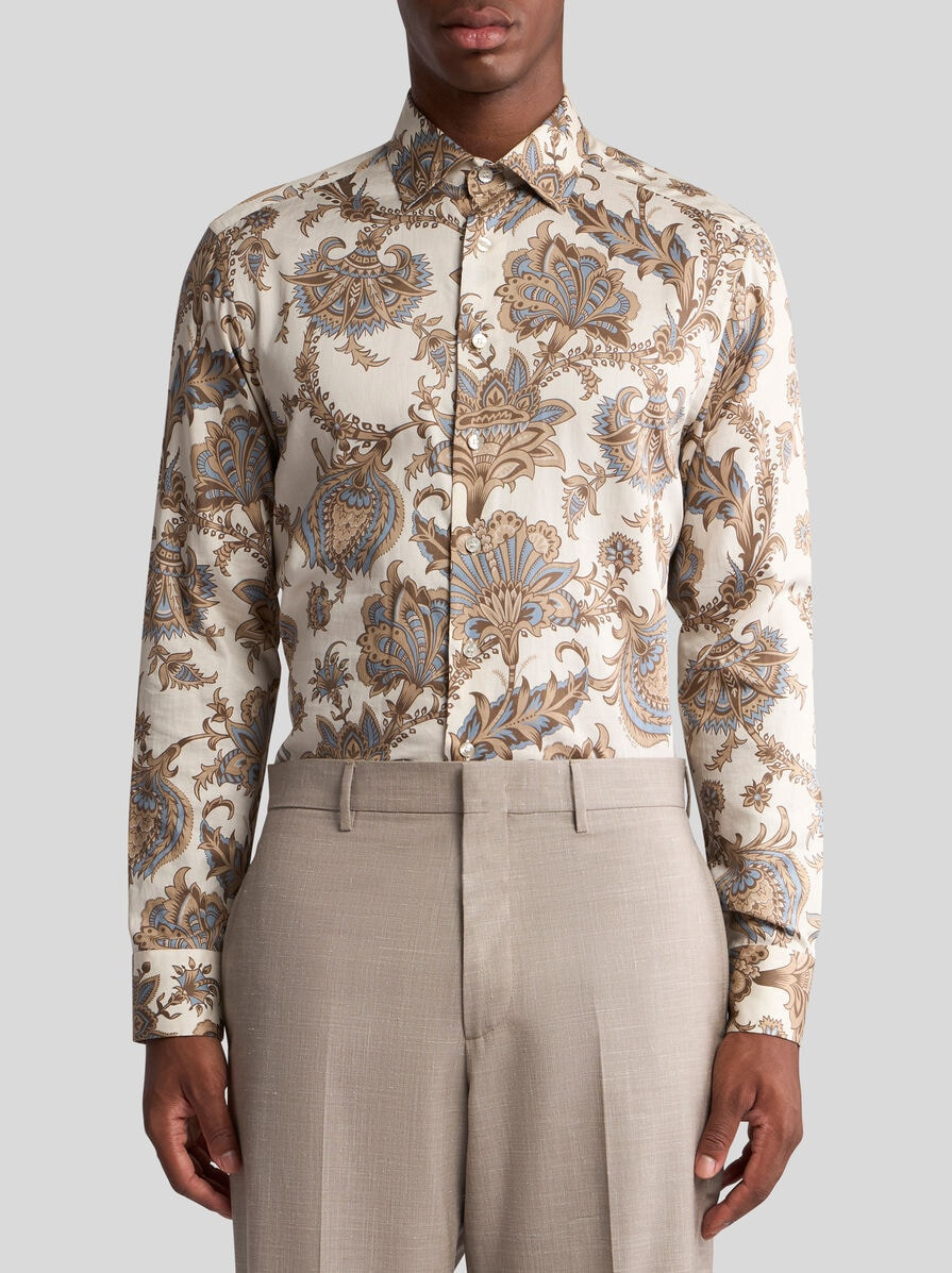 SHIRT WITH MAXI FLOWERS - 2