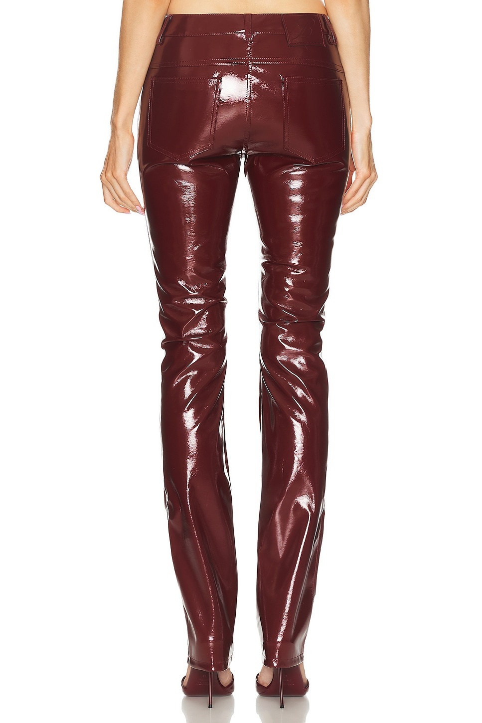 Faux Patent Leather Pant - 4