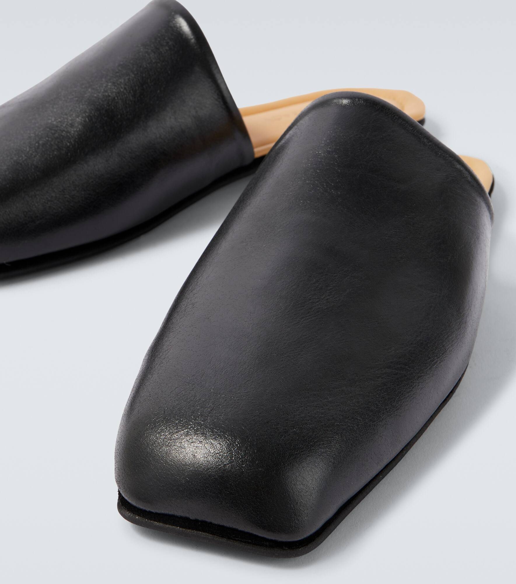 Cigarr leather mules - 3