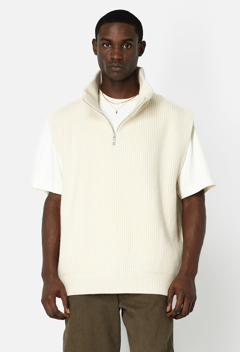 DAKOTA KNIT HALF ZIP VEST 2