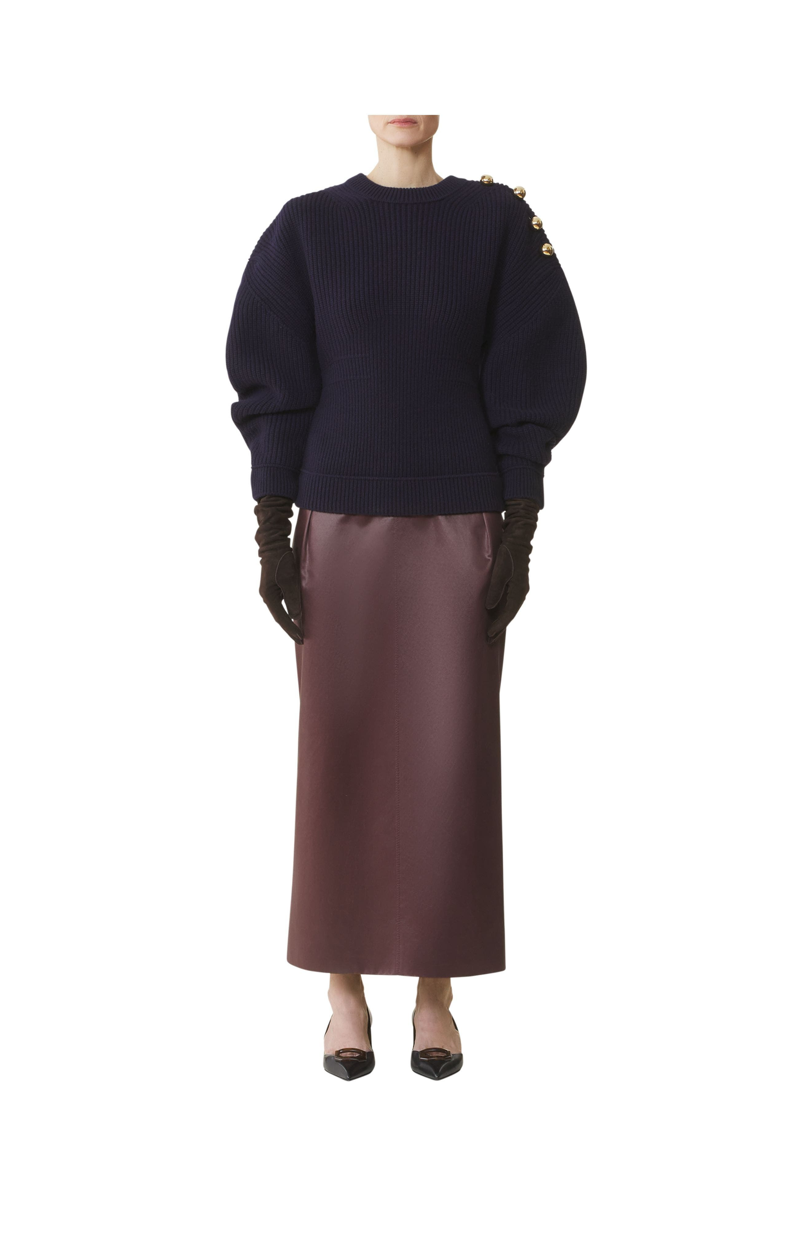 Lanvin Wool Ribbed Sweater in Montana at Nordstrom - 2