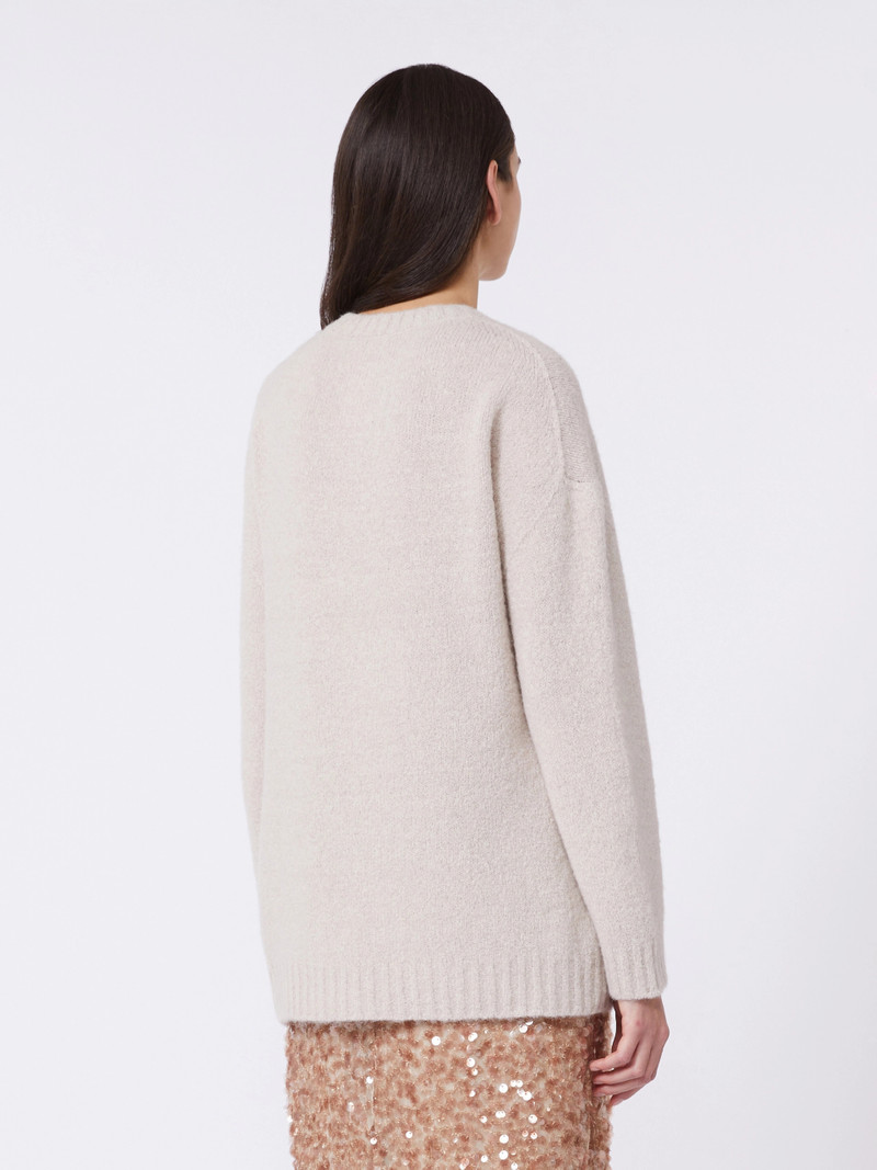 PESCO Oversized alpaca and cotton sweater - SAND 4
