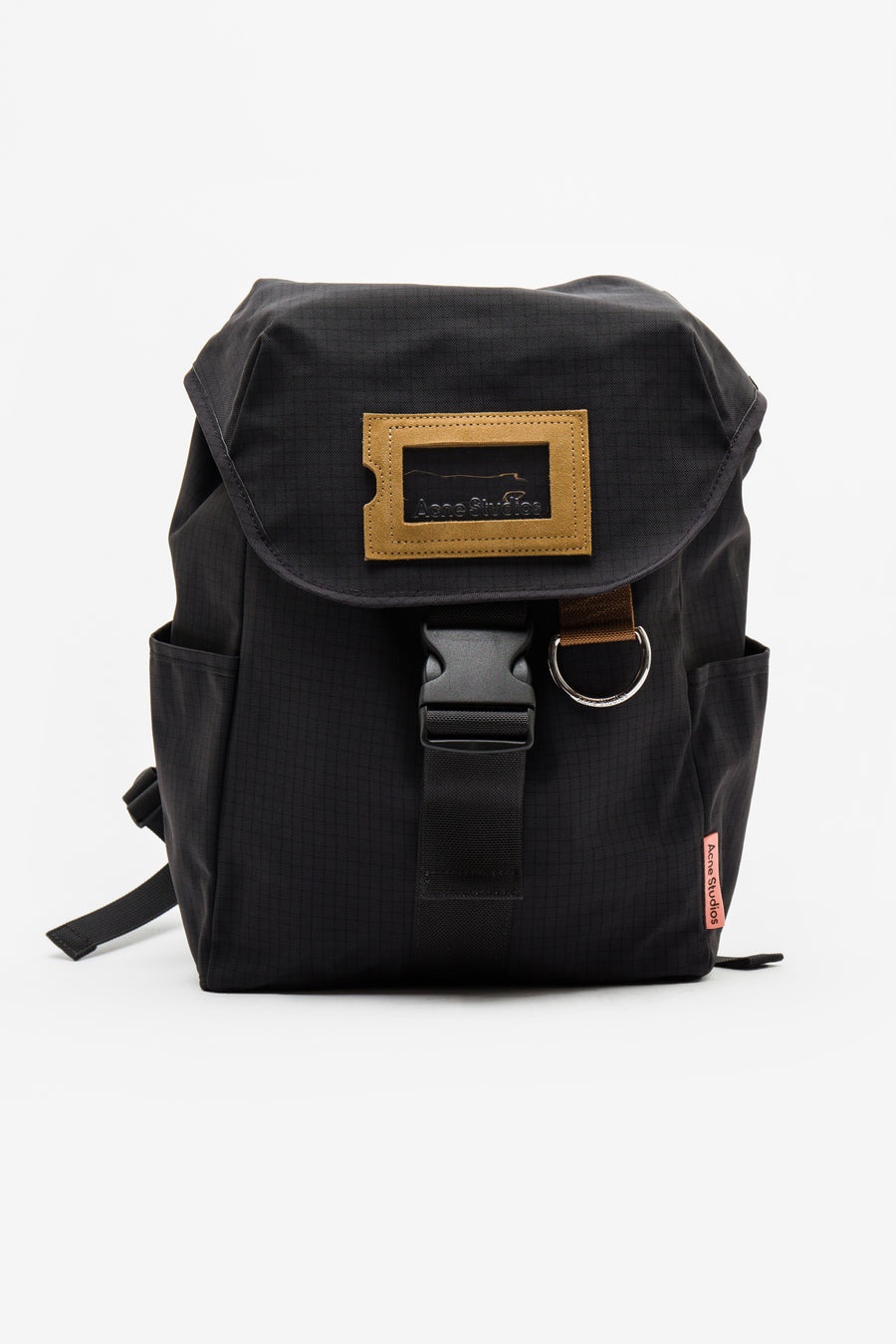 Nylon Backpack in Black - 1