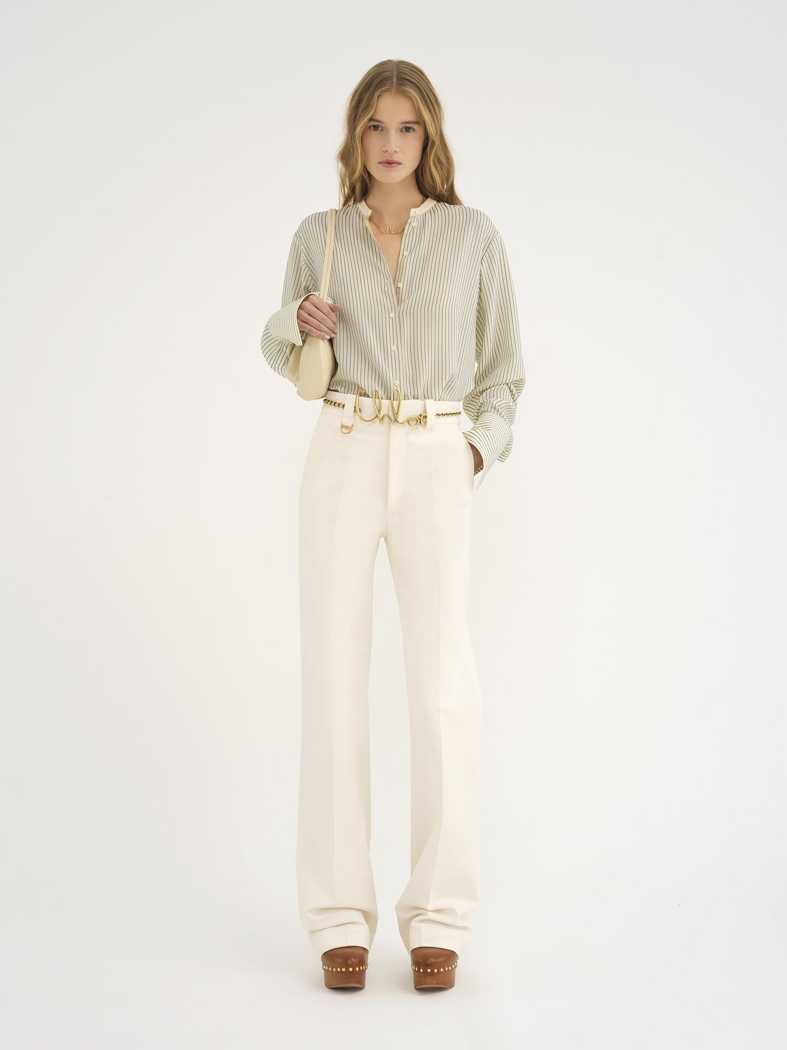 TAILORED PANTS IN BRUSHED COTTON - 3