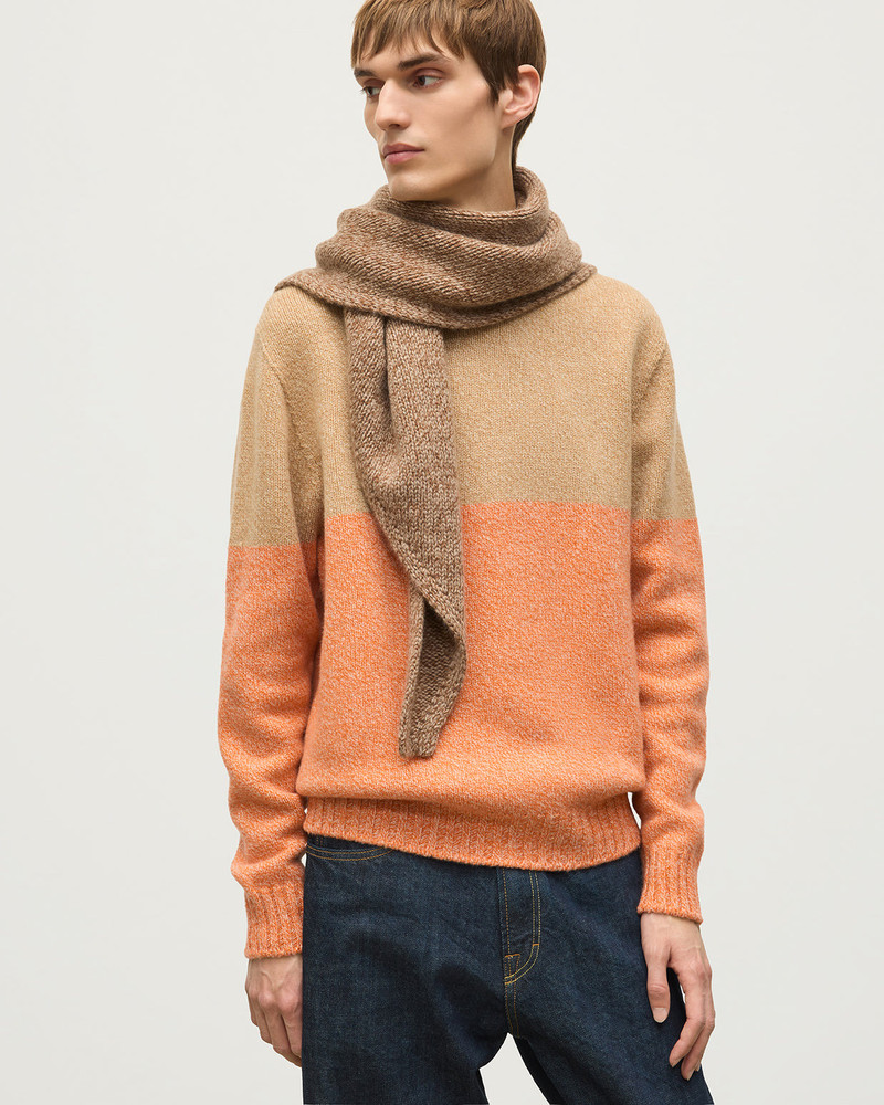 Keill Natural Marl Cashmere Triangle 4