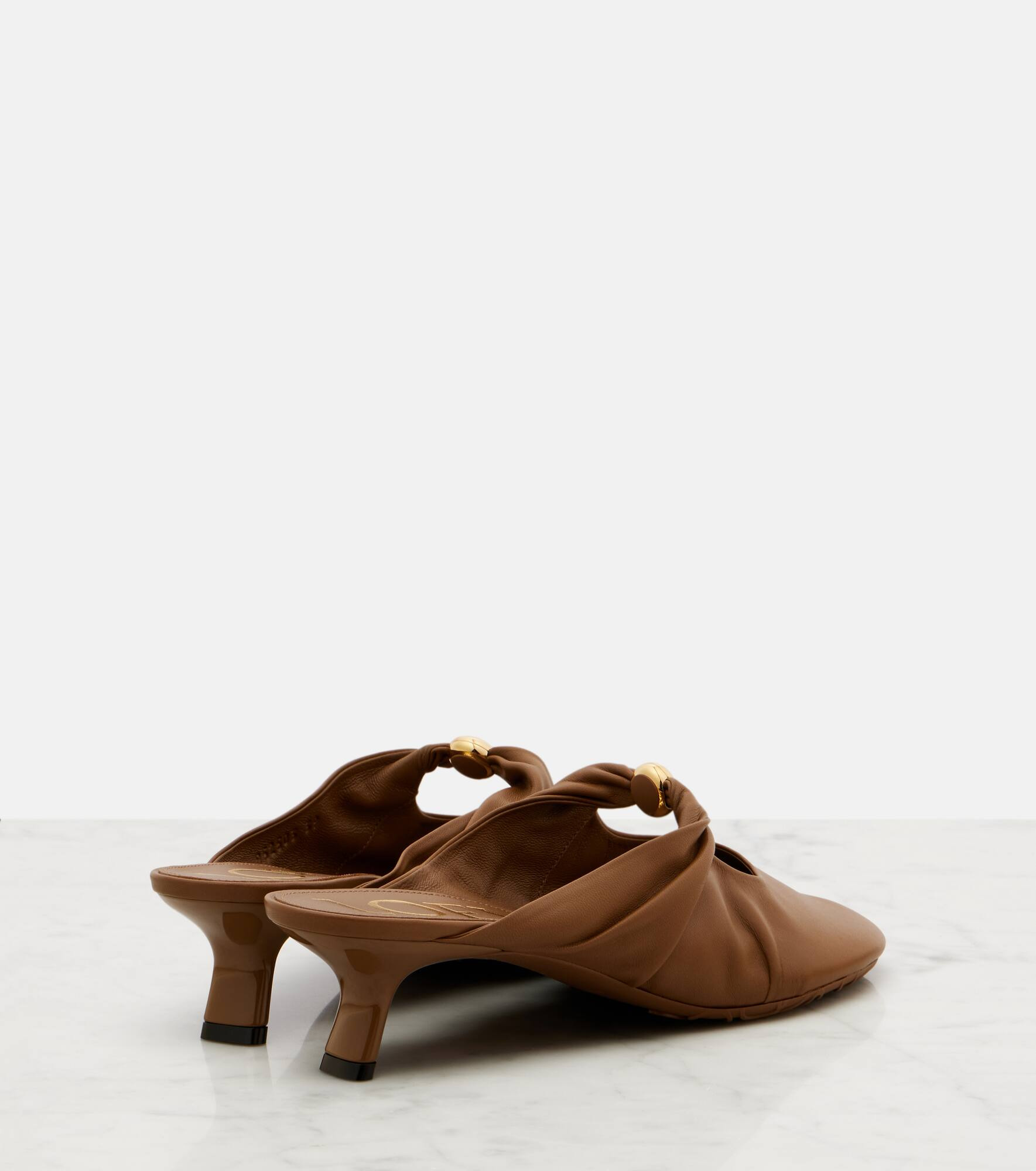 Pebble 45 leather mules - 2