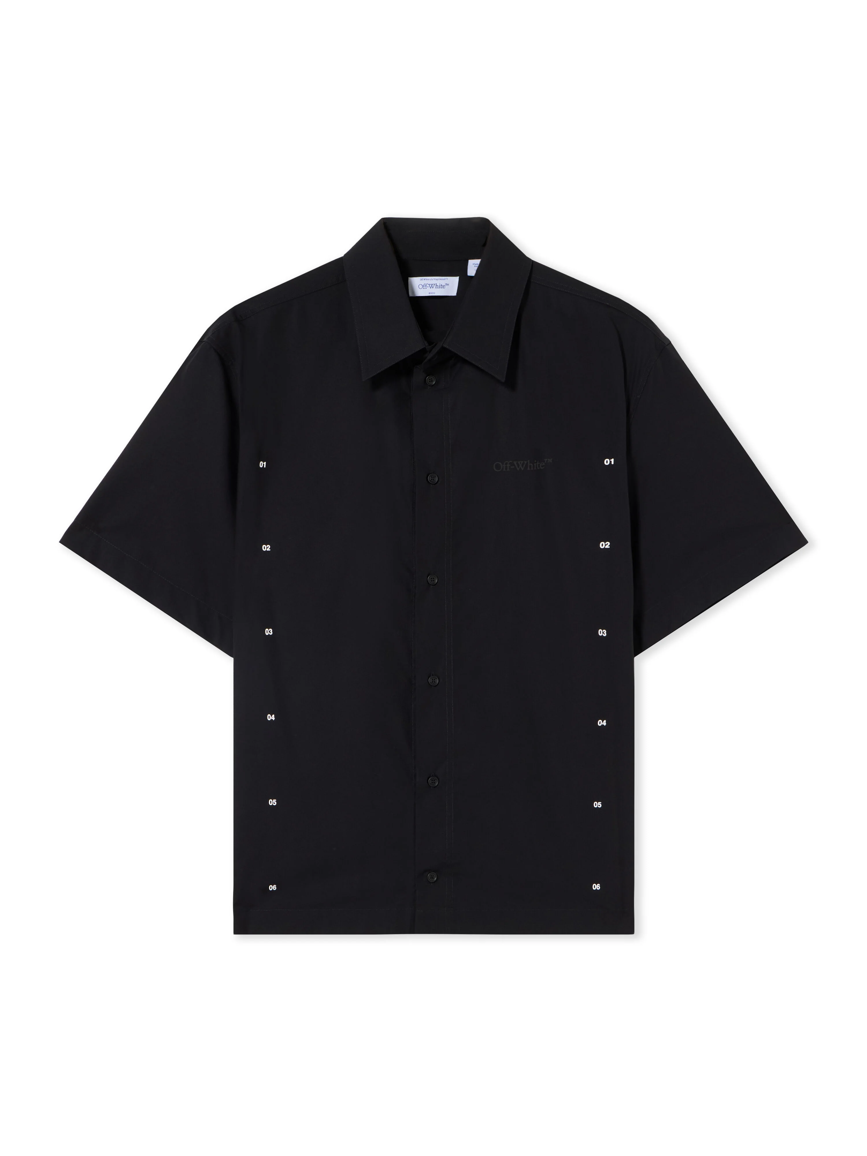 Chakra Arrow Poplin Slim Bowling Shirt - 1