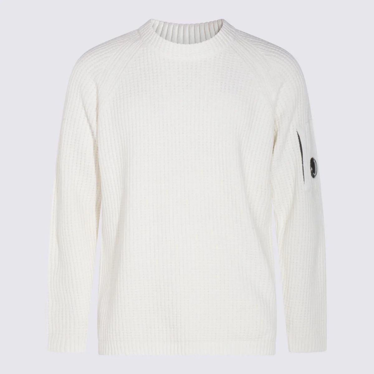 C.P. Company White Cotton Knitwear - 1