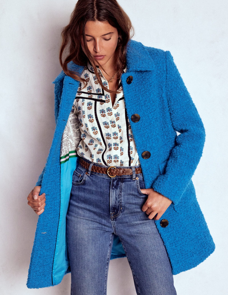 Carlisle Textured Coat-Cobalt Blue 7