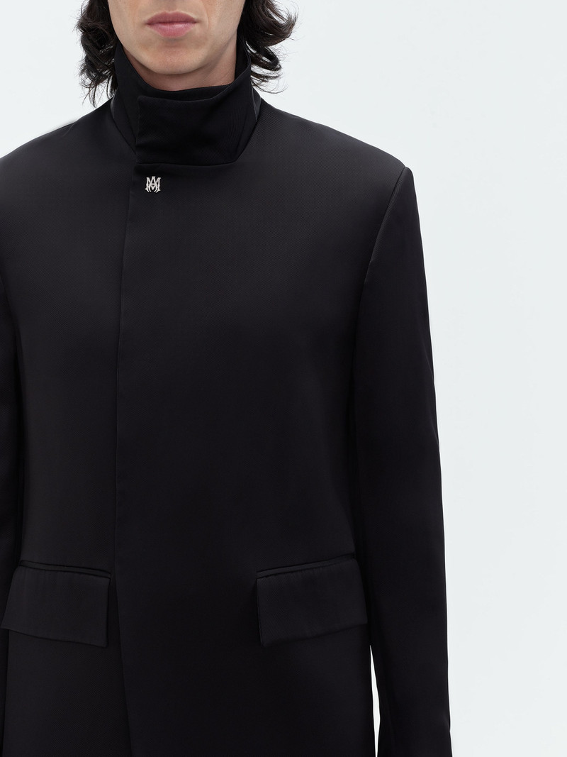 DOUBLE BREASTED STAND COLLAR BLAZER 5