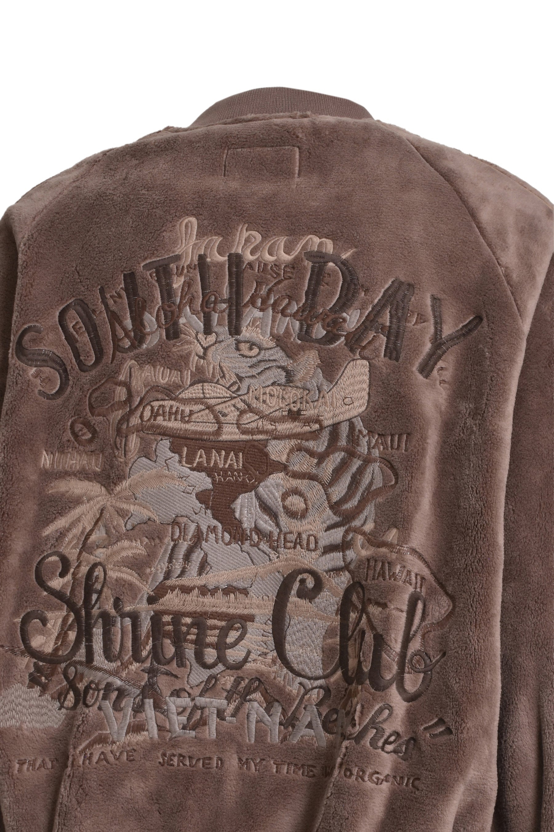 doublet CHAOS EMBROIDERY “SPA”VENIER JACKET / BRW | nubiantokyo