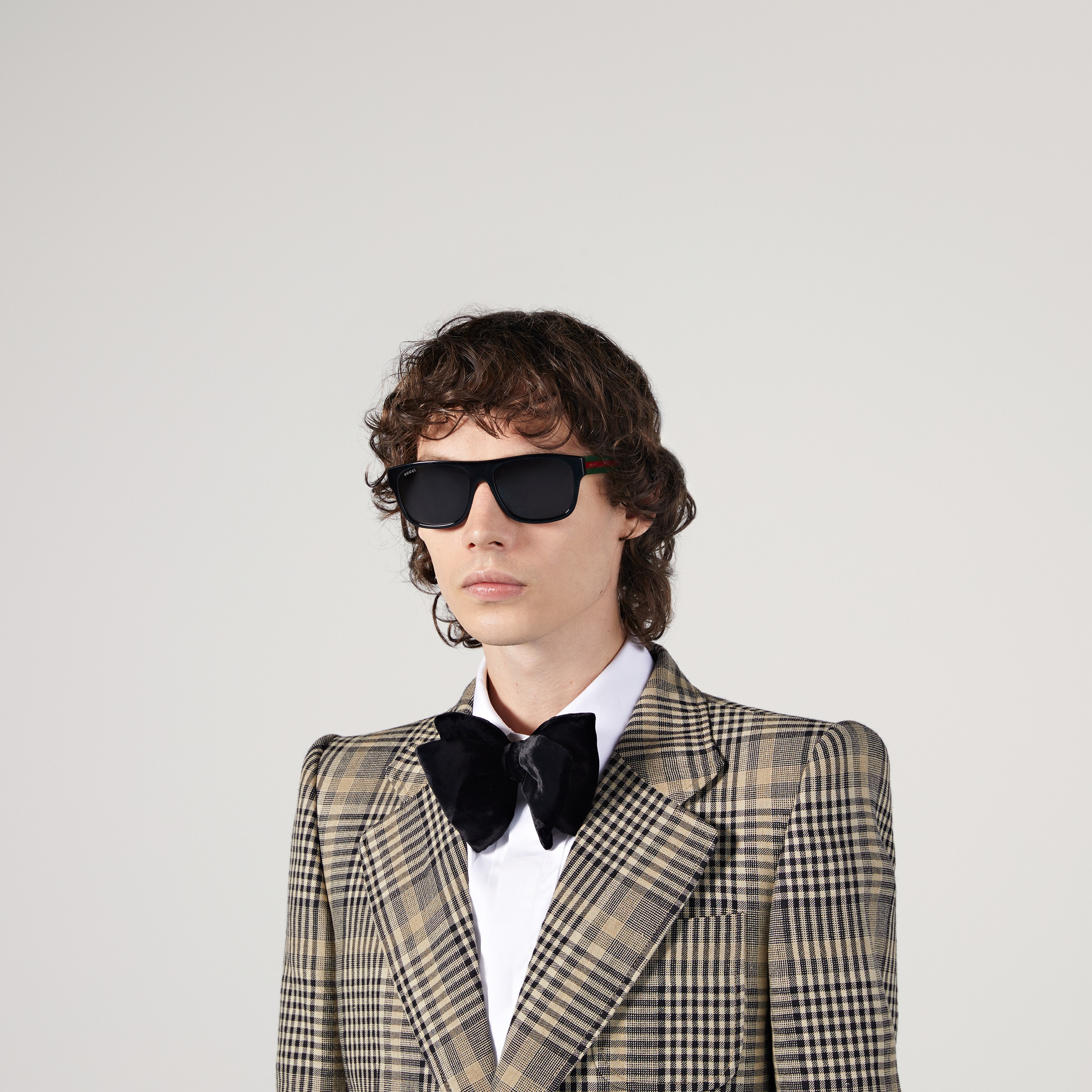 Rectangular-frame acetate sunglasses - 3
