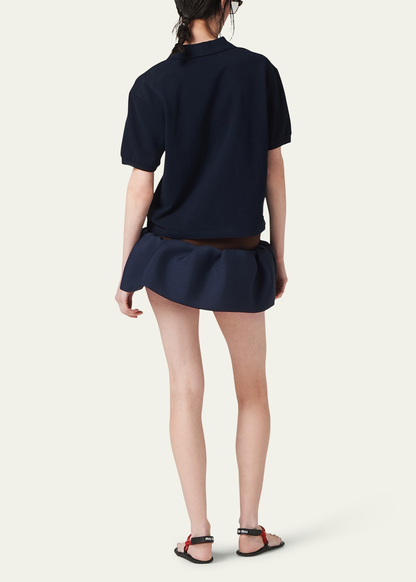 Logo Embroidered Cotton Polo Shirt - 3