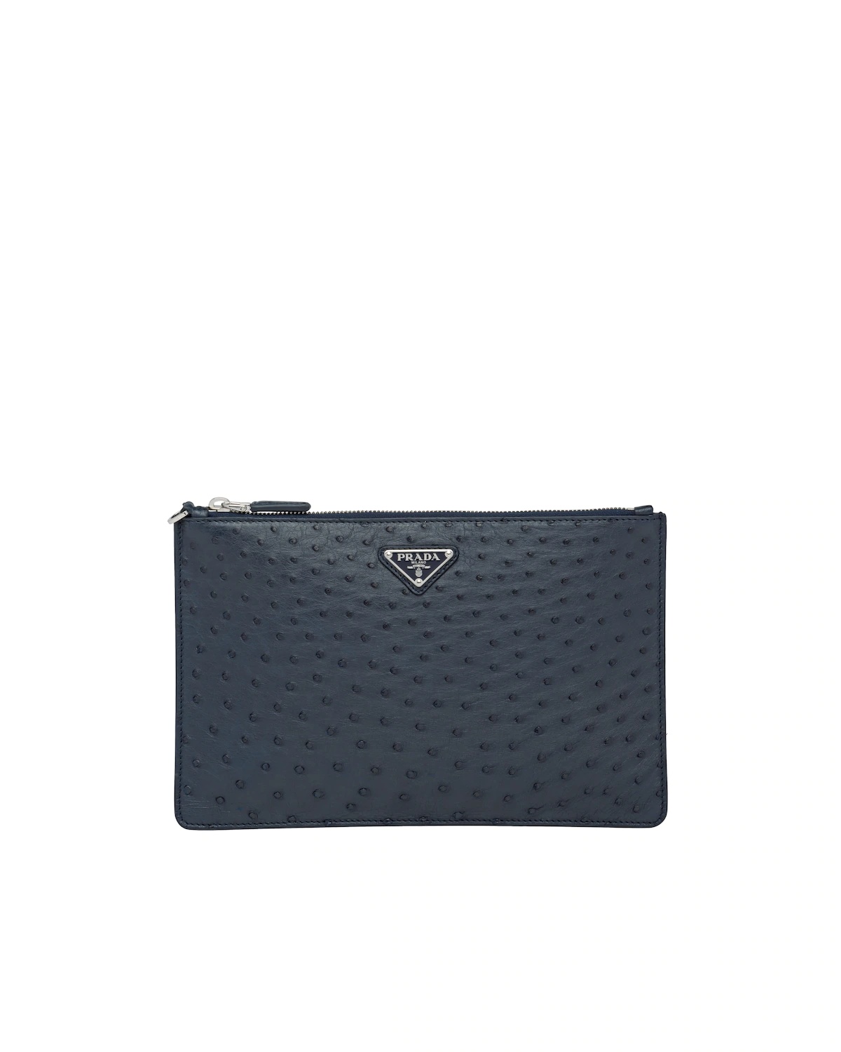 Ostrich Leather Pouch - 1