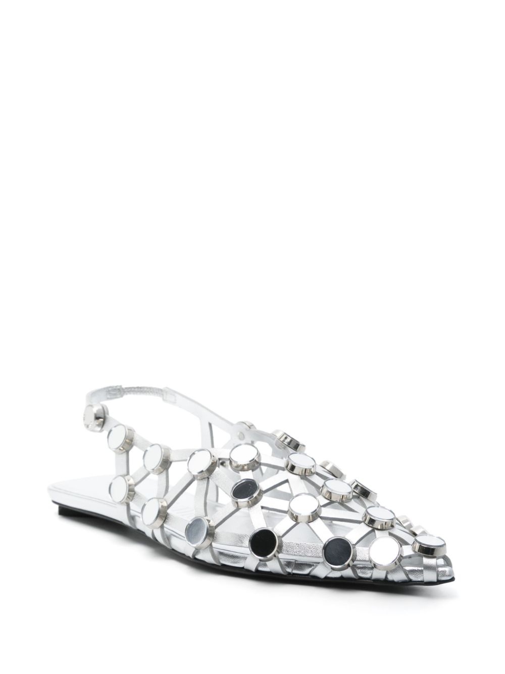 Grid ballet flats - 2