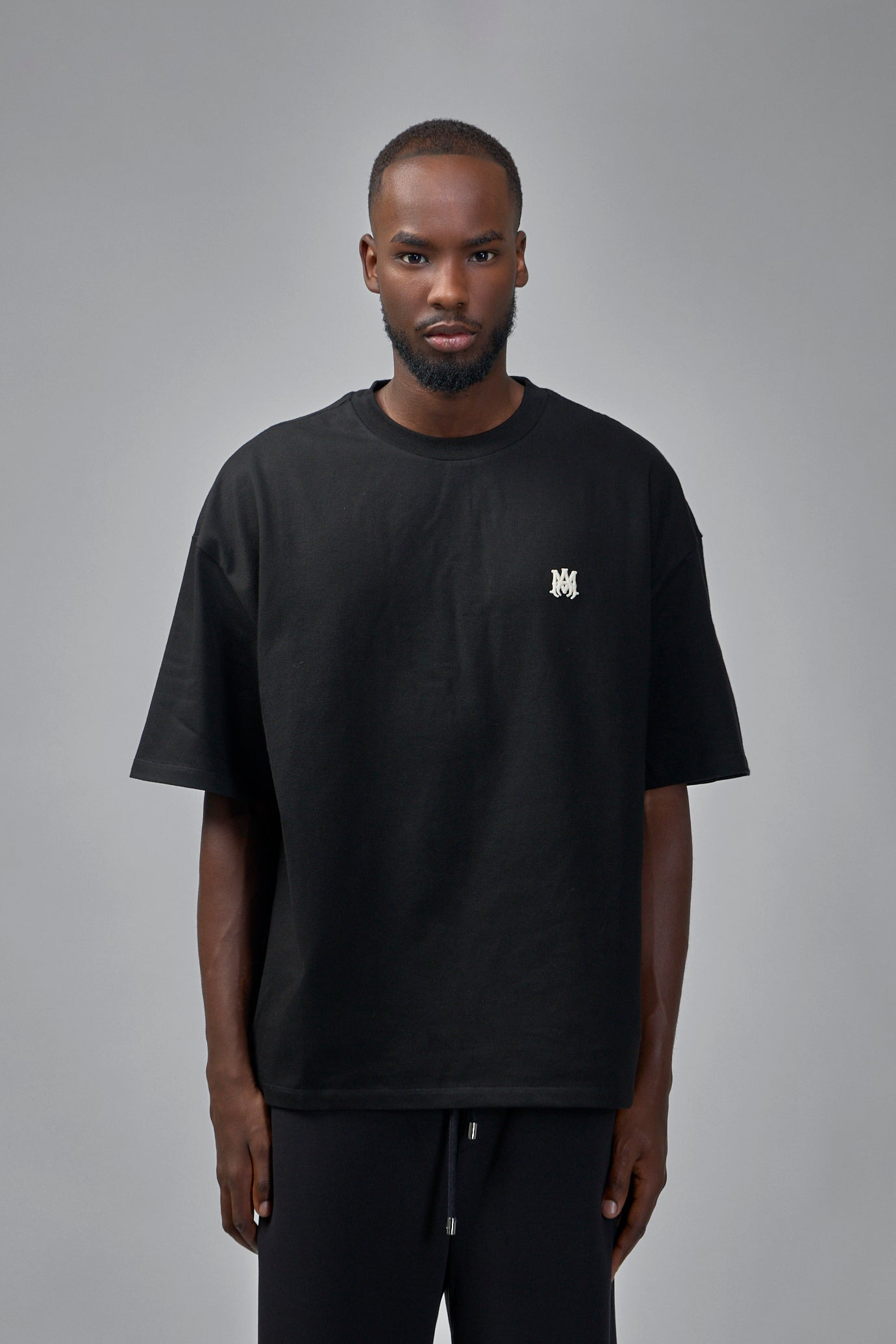 MA Skater Logo Embroidered Crewneck T-Shirt - 3