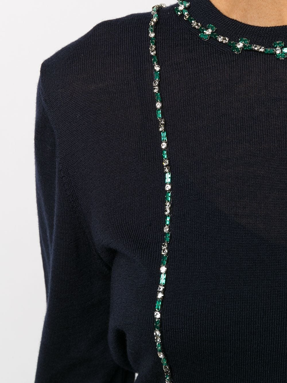 crystal-embellished jumper - 5