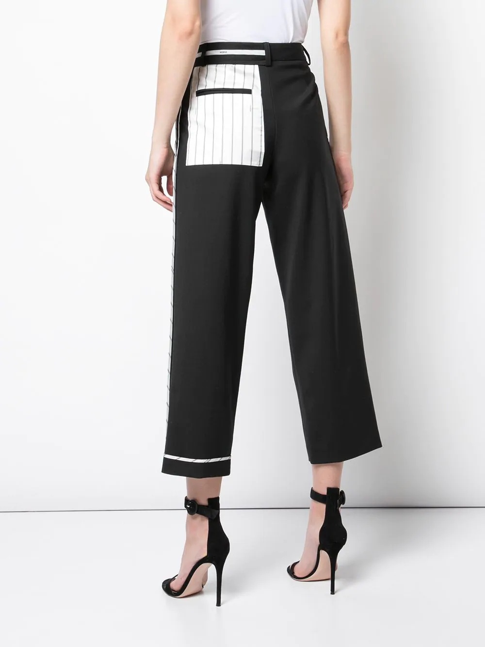 Inside Out pinstripe pocket trousers - 4