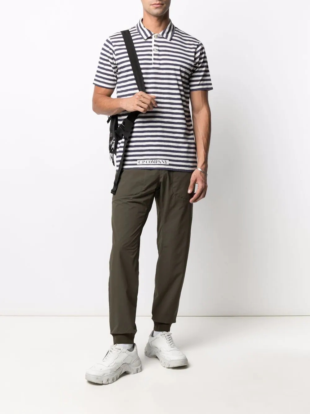 striped polo shirt - 2