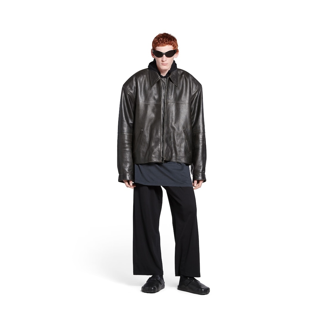 Men's Cocoon Kick Jacket in Black - 2